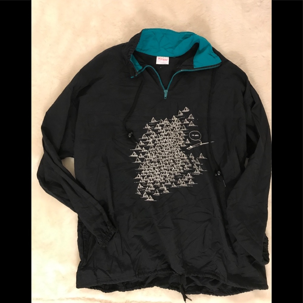 Funny Vintage Pullover Windbreaker